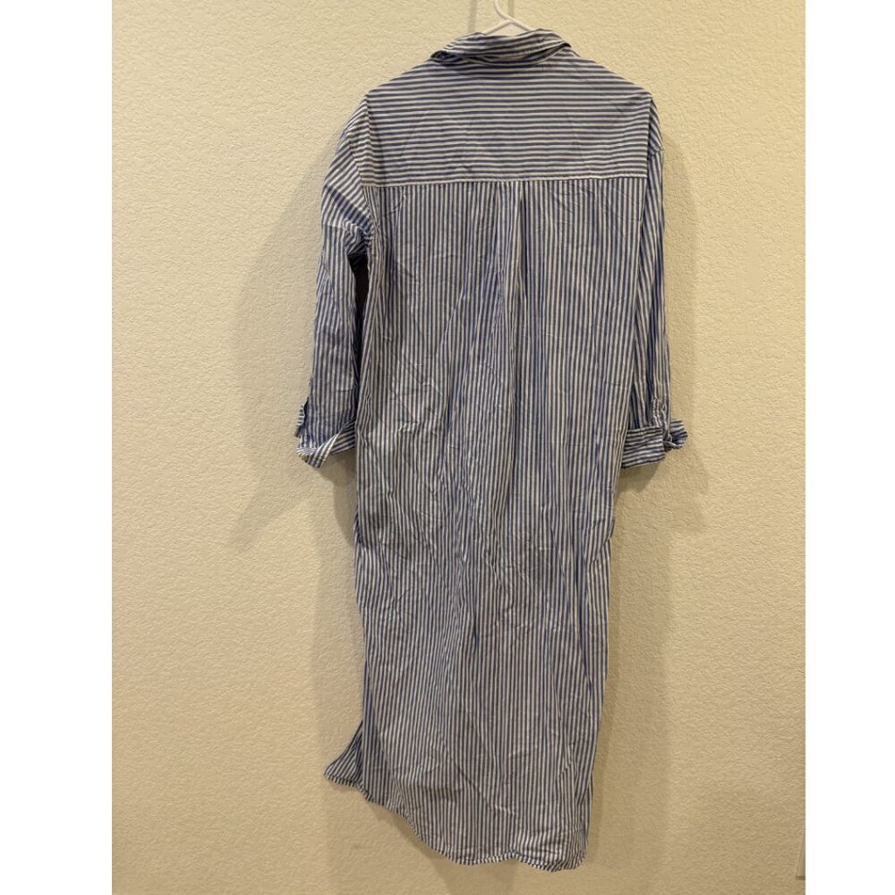 Universal Thread Light Blue Striped Midi Dress - image 5